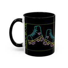 Load image into Gallery viewer, Neon Rolla Skate Coffee Mug - Black Accent 11oz