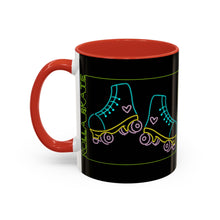 Load image into Gallery viewer, Neon Rolla Skate Coffee Mug - Black Accent 11oz