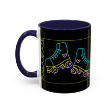 Load image into Gallery viewer, Neon Rolla Skate Coffee Mug - Black Accent 11oz