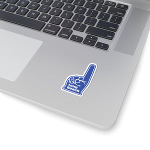 Long Beach Foam Finger Kiss-Cut Stickers