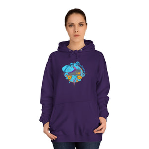 Unisex Maritime Mashers Long Beach Junior Roller Derby Hoodie