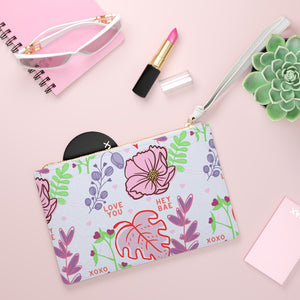 Floral Valentine Clutch Bag