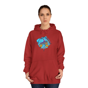 Unisex Maritime Mashers Long Beach Junior Roller Derby Hoodie