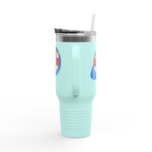 Retro Roller Poolside Insulated Travel Mug - 40oz