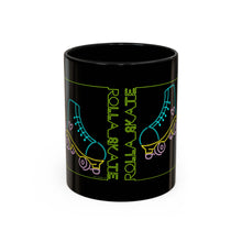 Load image into Gallery viewer, Neon Rolla Skate Coffee Mug - Black Accent 11oz