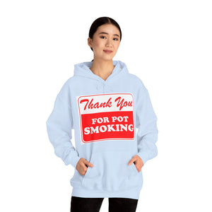 Thank You For Pot Smoking Unisex Heavy Blend™ Hooded Sweatshirt