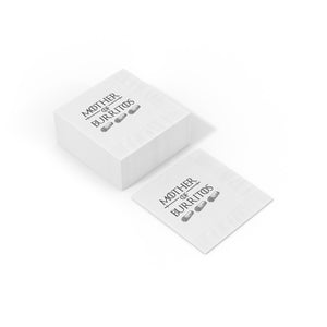 Mother of Burritos White Coined Napkins