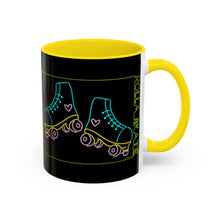 Load image into Gallery viewer, Neon Rolla Skate Coffee Mug - Black Accent 11oz