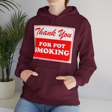 Load image into Gallery viewer, Thank You For Pot Smoking Unisex Heavy Blend™ Hooded Sweatshirt