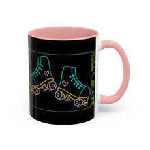 Load image into Gallery viewer, Neon Rolla Skate Coffee Mug - Black Accent 11oz