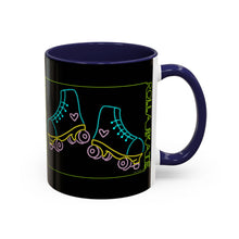 Load image into Gallery viewer, Neon Rolla Skate Coffee Mug - Black Accent 11oz