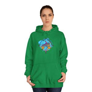 Unisex Maritime Mashers Long Beach Junior Roller Derby Hoodie