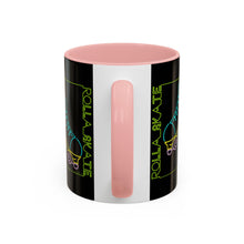 Load image into Gallery viewer, Neon Rolla Skate Coffee Mug - Black Accent 11oz