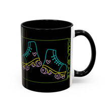 Load image into Gallery viewer, Neon Rolla Skate Coffee Mug - Black Accent 11oz
