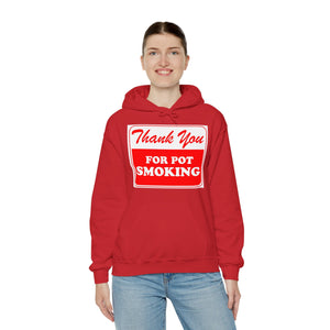 Thank You For Pot Smoking Unisex Heavy Blend™ Hooded Sweatshirt