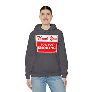 Thank You For Pot Smoking Unisex Heavy Blend™ Hooded Sweatshirt