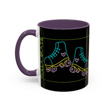 Load image into Gallery viewer, Neon Rolla Skate Coffee Mug - Black Accent 11oz