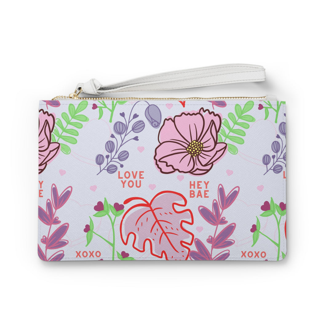 Floral Valentine Clutch Bag