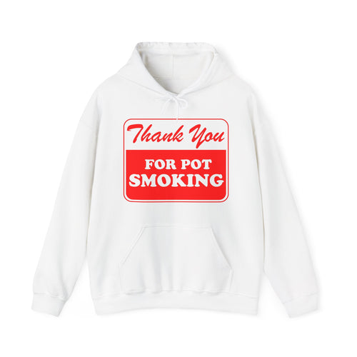 Thank You For Pot Smoking Unisex Heavy Blend™ Hooded Sweatshirt