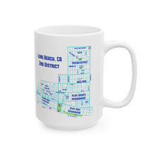 Load image into Gallery viewer, Hand Drawn Long BeachDistrict 2 Ceramic Mug, (11oz, 15oz)