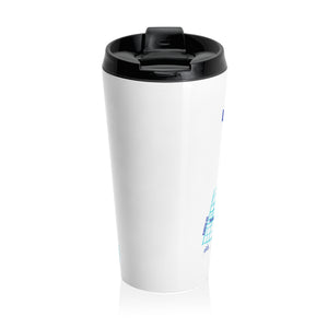 Hand Drawn Long Beach District 2 Stainless Steel Travel Mug 15oz