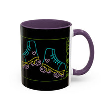 Load image into Gallery viewer, Neon Rolla Skate Coffee Mug - Black Accent 11oz