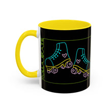 Load image into Gallery viewer, Neon Rolla Skate Coffee Mug - Black Accent 11oz