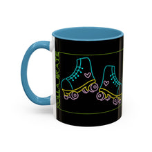 Load image into Gallery viewer, Neon Rolla Skate Coffee Mug - Black Accent 11oz