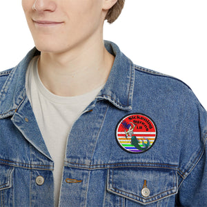 PRIDE Sickening Syren Mermaid Roller Derby Iron-On Patch