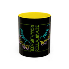 Load image into Gallery viewer, Neon Rolla Skate Coffee Mug - Black Accent 11oz