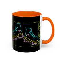 Load image into Gallery viewer, Neon Rolla Skate Coffee Mug - Black Accent 11oz