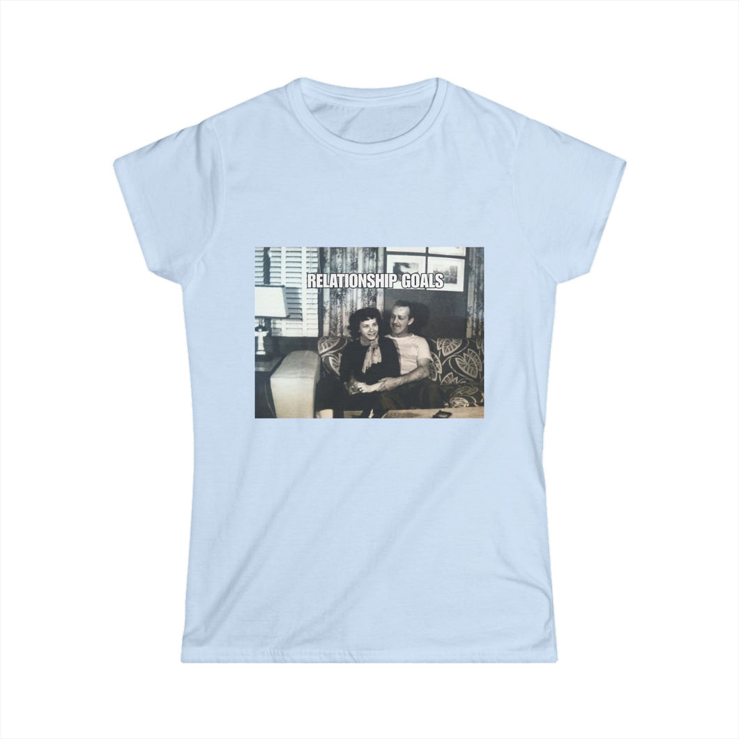 Relationship Goals Mona and Earl Vintage Graphic Shirt Women's Softstyle Tee