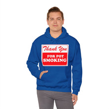 Load image into Gallery viewer, Thank You For Pot Smoking Unisex Heavy Blend™ Hooded Sweatshirt