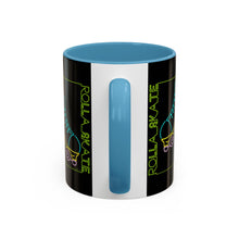Load image into Gallery viewer, Neon Rolla Skate Coffee Mug - Black Accent 11oz