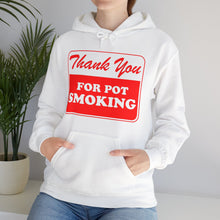 Load image into Gallery viewer, Thank You For Pot Smoking Unisex Heavy Blend™ Hooded Sweatshirt