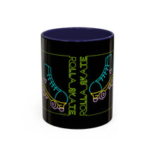 Load image into Gallery viewer, Neon Rolla Skate Coffee Mug - Black Accent 11oz