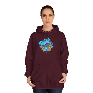Unisex Maritime Mashers Long Beach Junior Roller Derby Hoodie