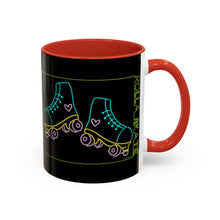Load image into Gallery viewer, Neon Rolla Skate Coffee Mug - Black Accent 11oz