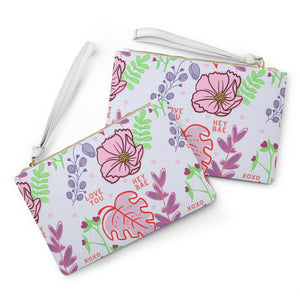 Floral Valentine Clutch Bag