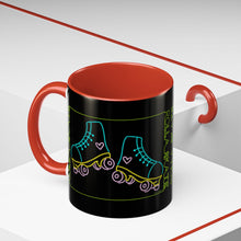 Load image into Gallery viewer, Neon Rolla Skate Coffee Mug - Black Accent 11oz
