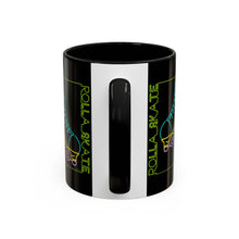 Load image into Gallery viewer, Neon Rolla Skate Coffee Mug - Black Accent 11oz