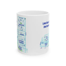 Load image into Gallery viewer, Hand Drawn Long BeachDistrict 2 Ceramic Mug, (11oz, 15oz)