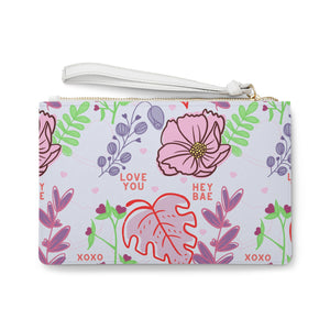 Floral Valentine Clutch Bag