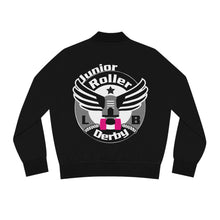 Load image into Gallery viewer, Women&#39;s Long Beach Jr Roller Derby Bomber Jacket Black