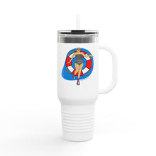 Load image into Gallery viewer, Retro Roller Poolside Insulated Travel Mug - 40oz