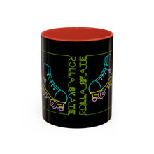 Load image into Gallery viewer, Neon Rolla Skate Coffee Mug - Black Accent 11oz