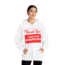 Load image into Gallery viewer, Thank You For Pot Smoking Unisex Heavy Blend™ Hooded Sweatshirt