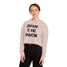 Load image into Gallery viewer, Unisex Join The Pack Cropped Hooded Sweatshirt