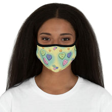 Load image into Gallery viewer, Thrill Me Candy Hearts Fitted Polyester Face Mask