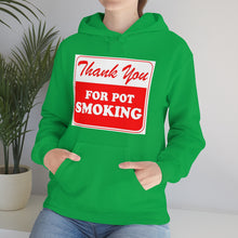 Load image into Gallery viewer, Thank You For Pot Smoking Unisex Heavy Blend™ Hooded Sweatshirt